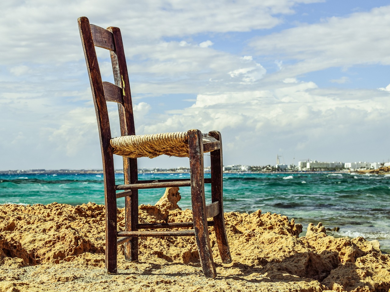 chair seaside beach free photo