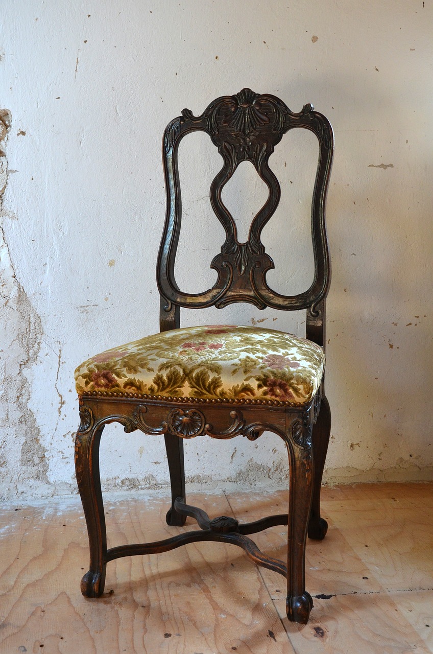 chair baroque furniture free photo