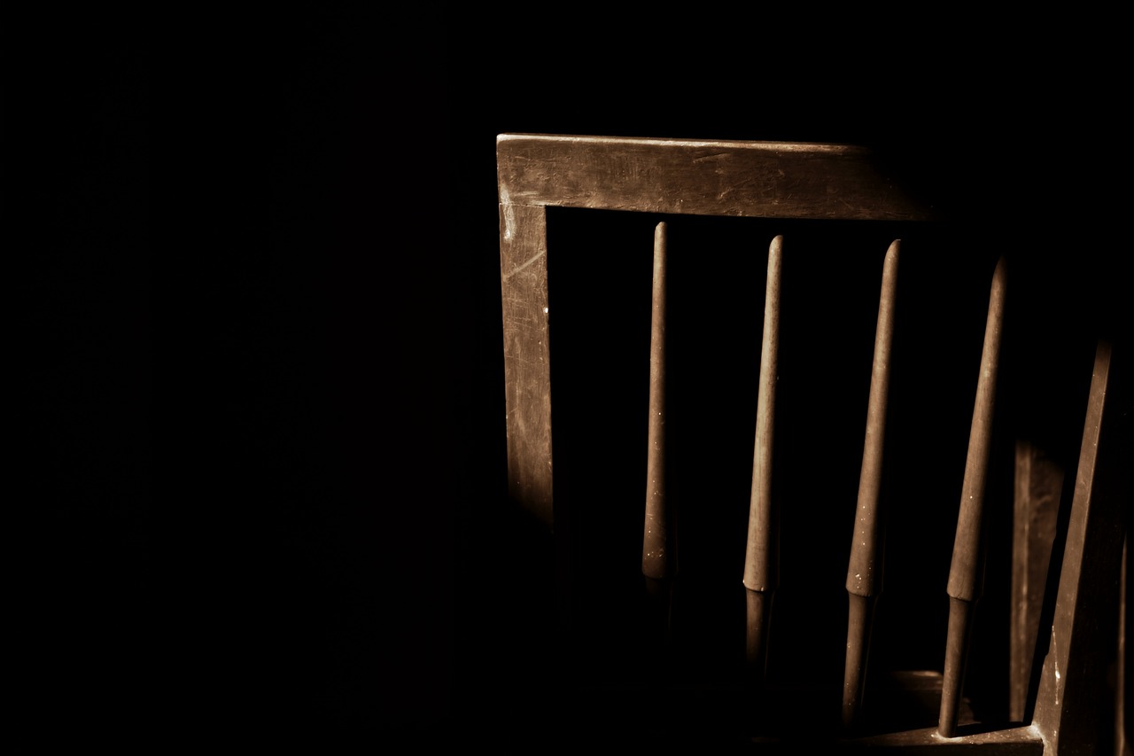 chair silhouette wood free photo