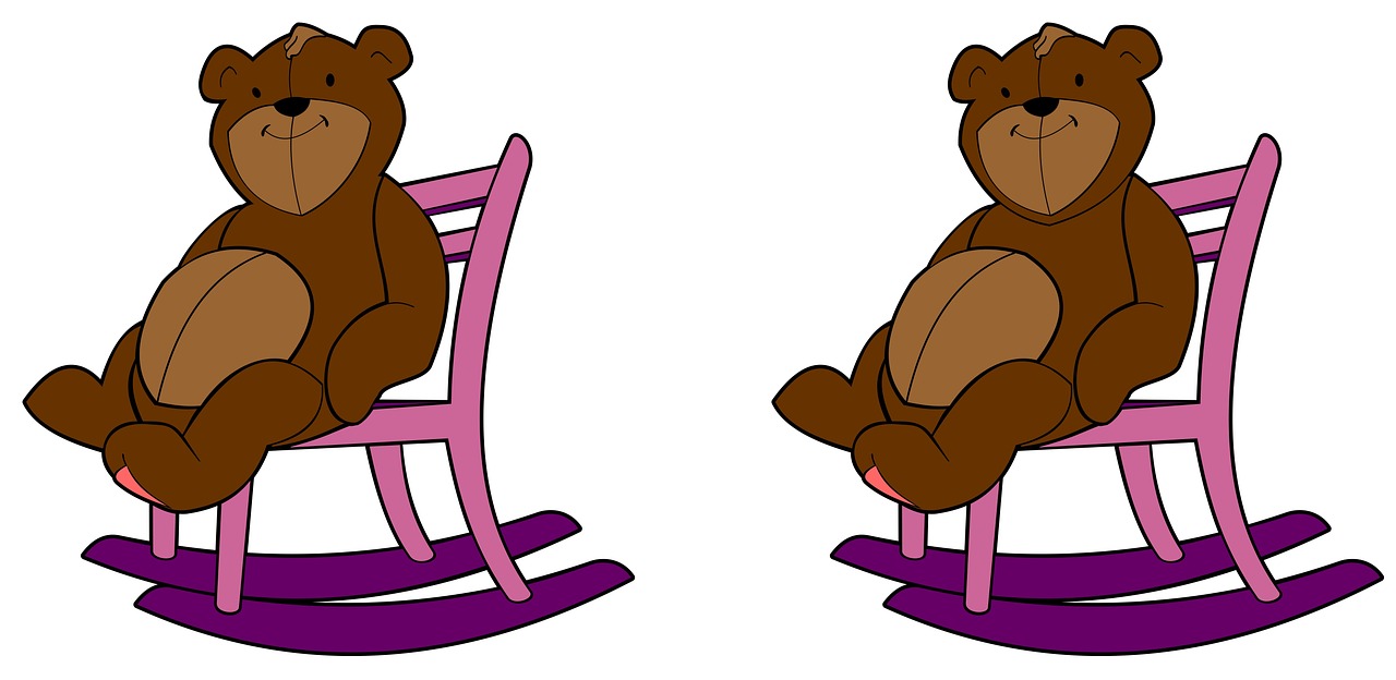 chair teddy rocker free photo