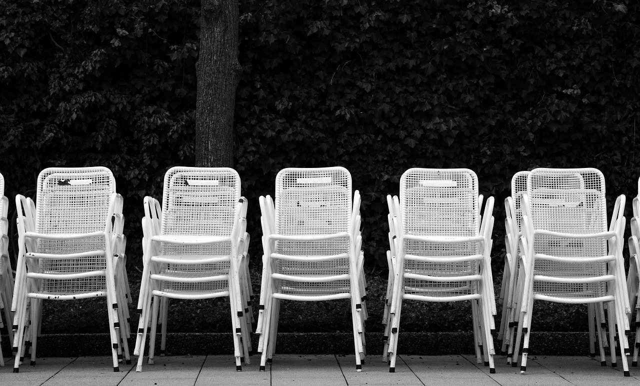 chair series metal chairs monochrome free photo