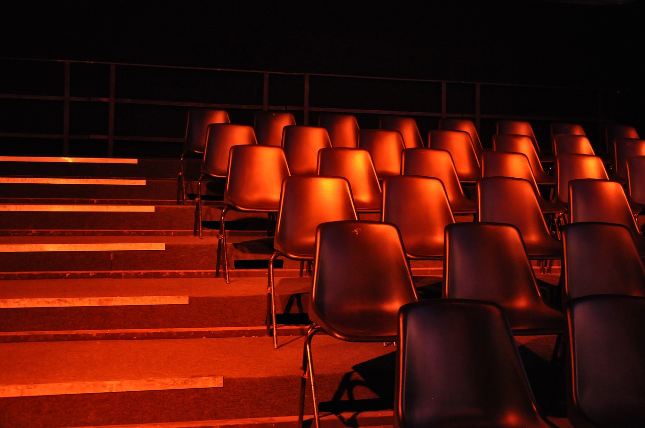 chairs stairs theater free photo