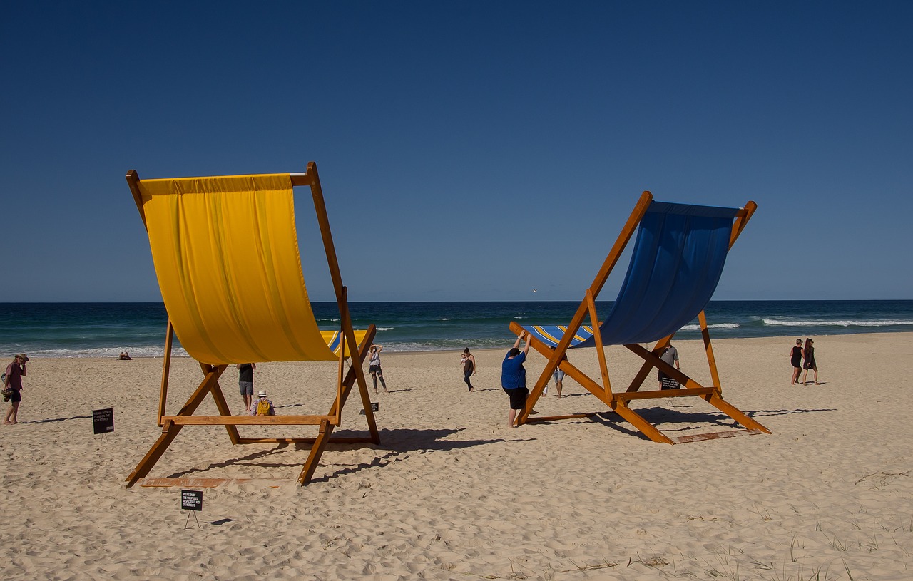 chairs deckchairs giant free photo