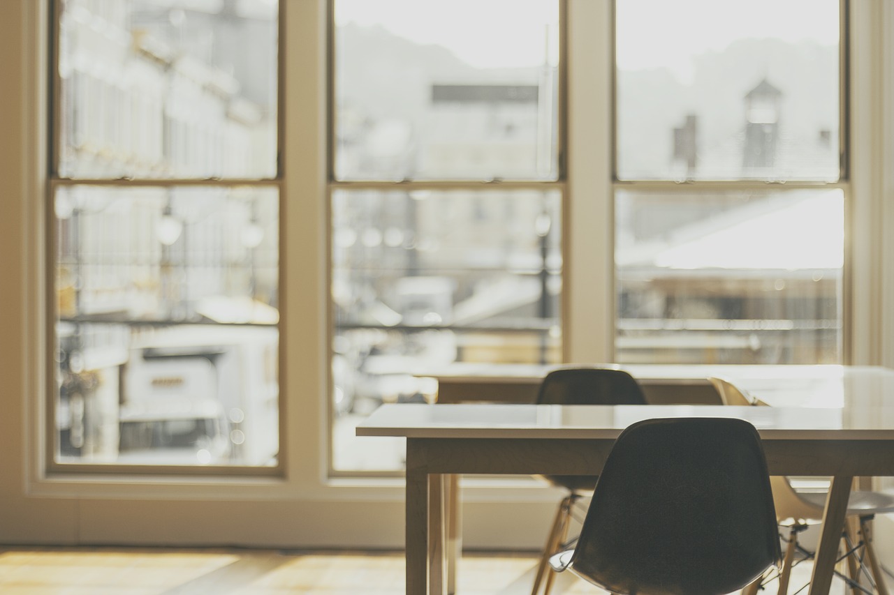 chairs desks windows free photo