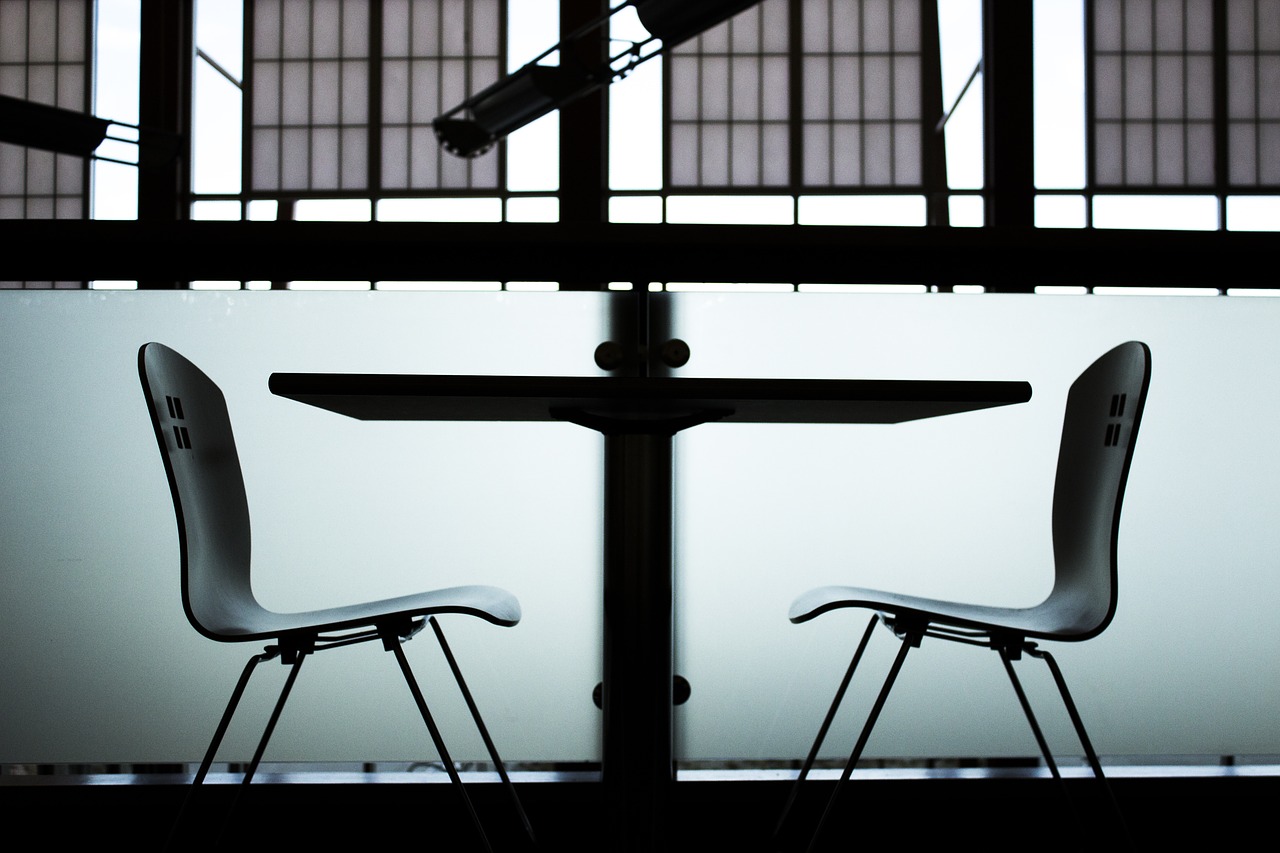 chairs frosted glass glass free photo