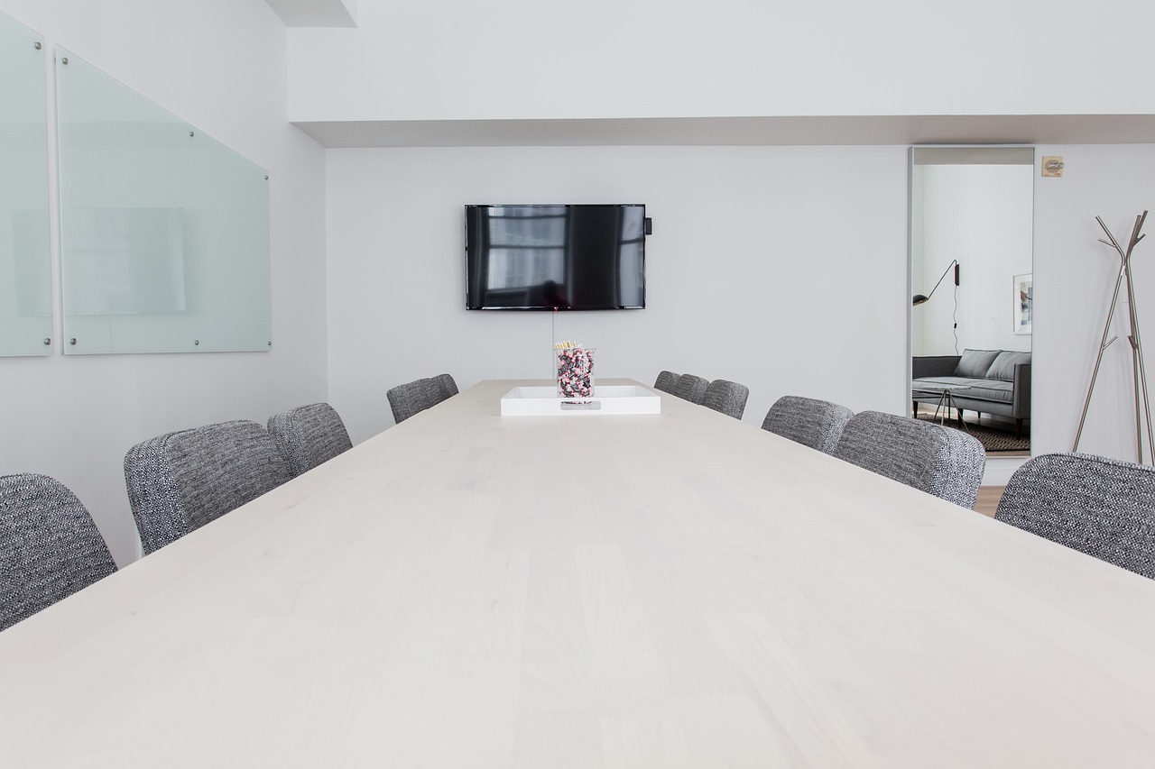 chairs conference room furniture free photo