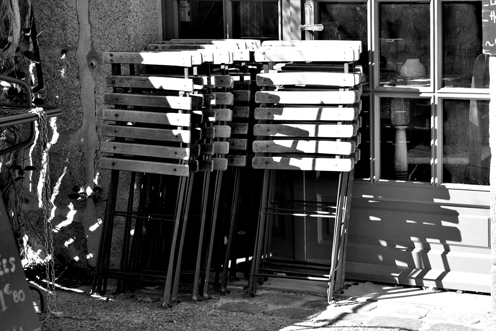 furniture black white chairs free photo