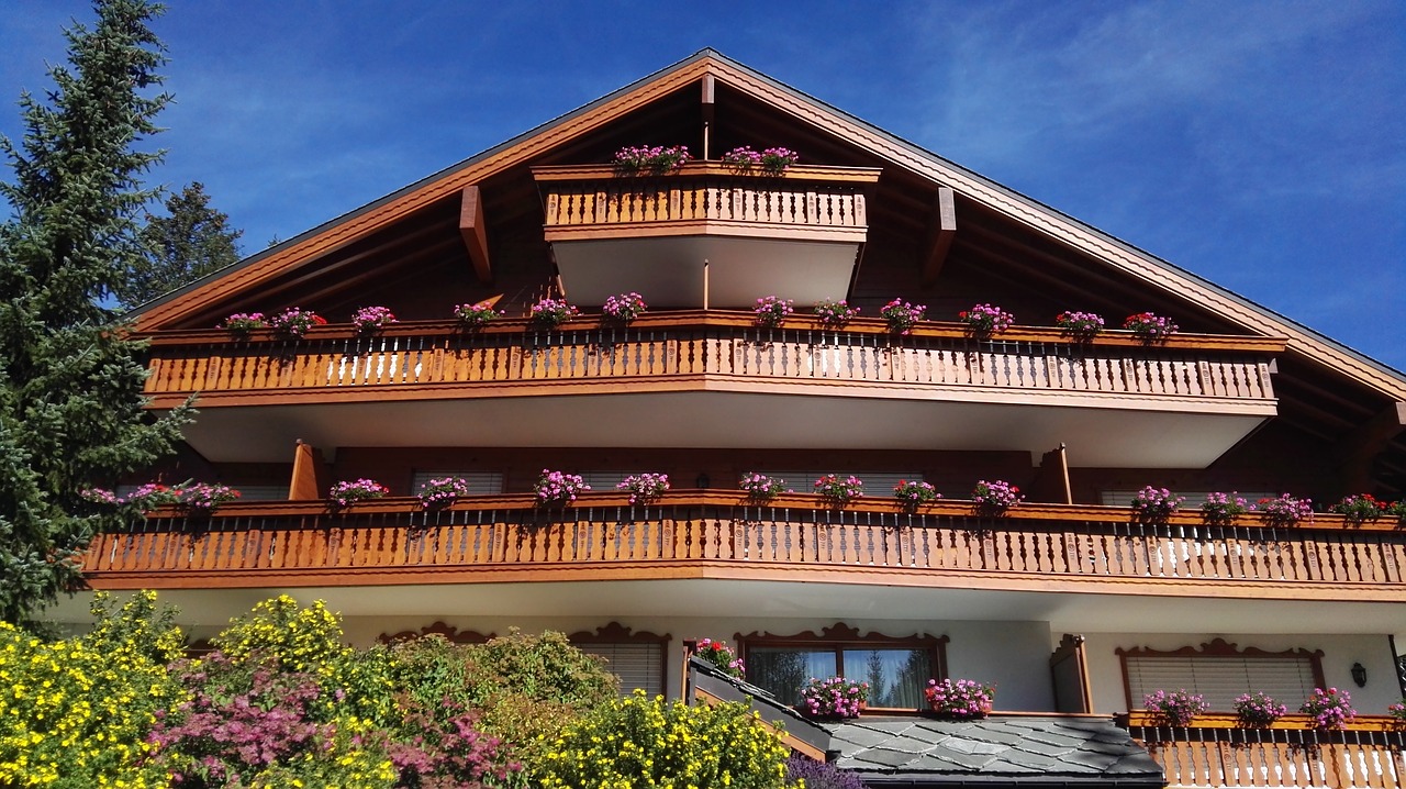 chalet crans-montana crans free photo