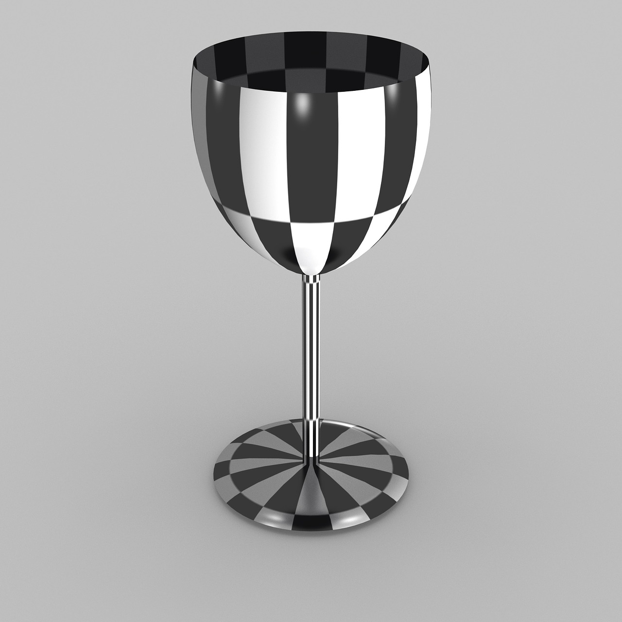 chalice chequered 3d free photo