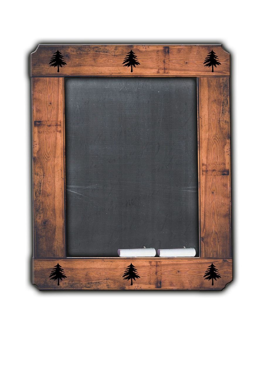 chalkboard chalk rustic free photo