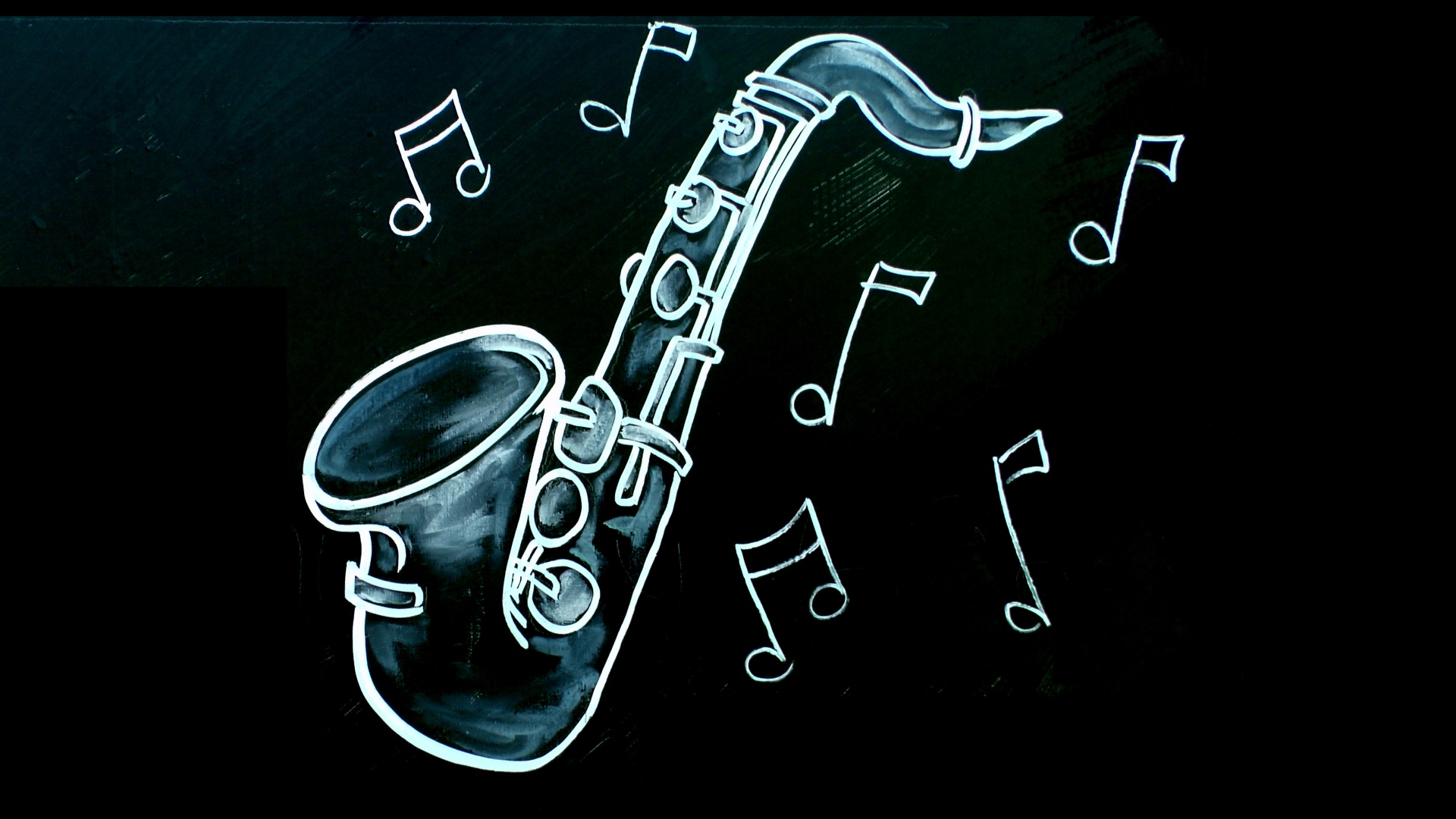 saxophone saxophones blackboard free photo