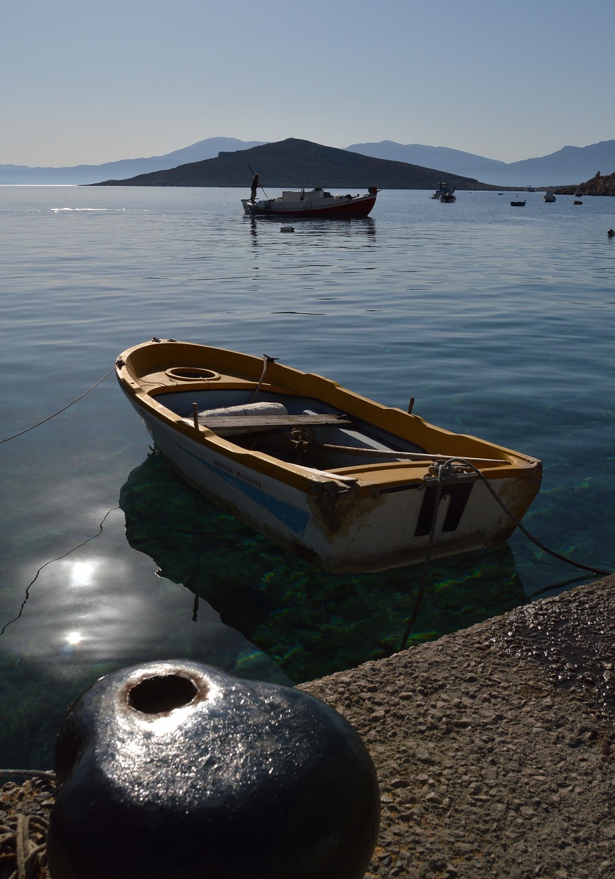 chalki boat harbour free photo