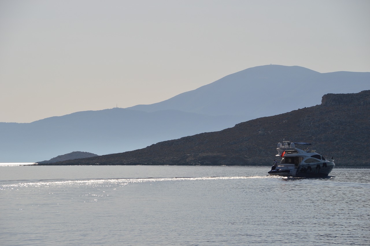 chalki harbour boat free photo