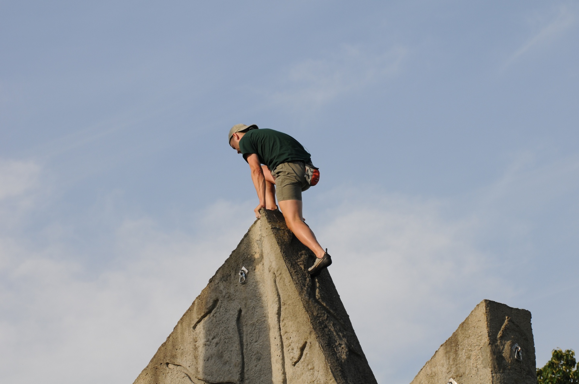 climb climber wall free photo