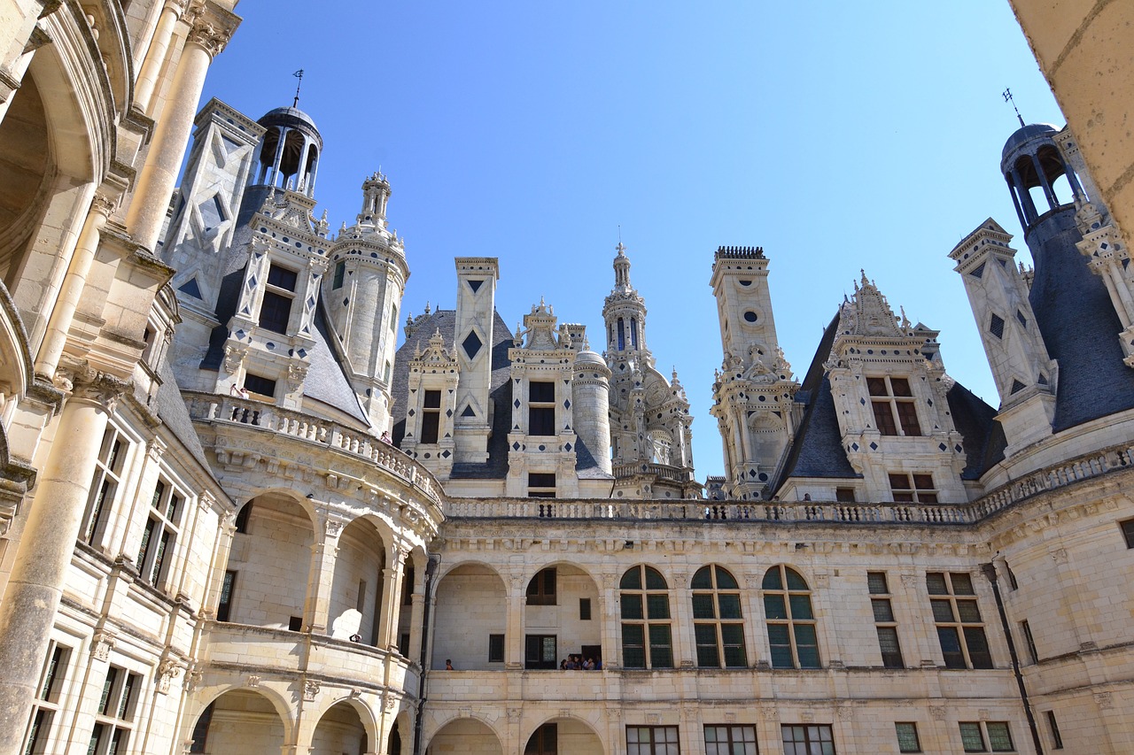 chambord château de chambord roof free photo