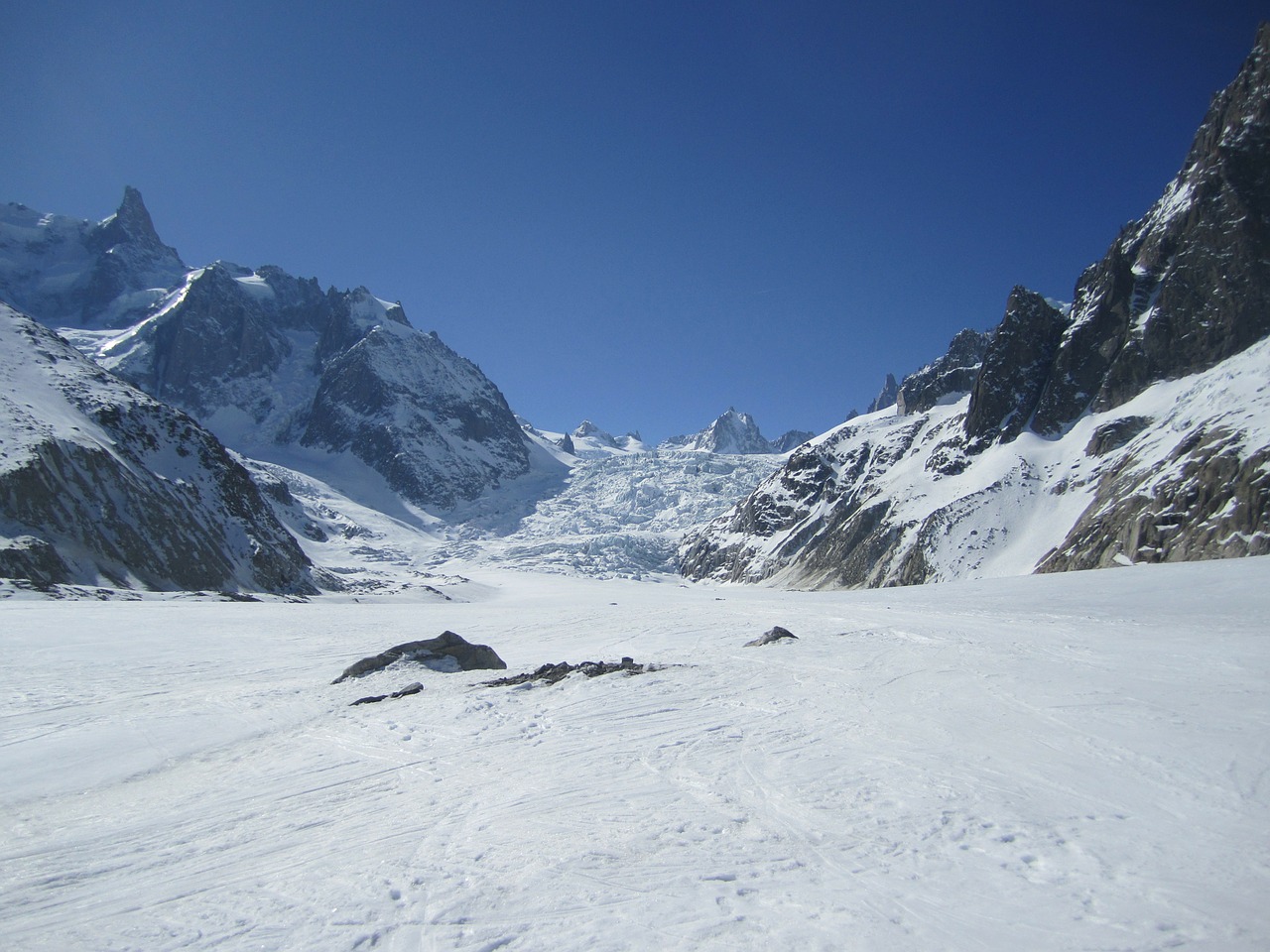 chamonix mont blanc alpine free photo