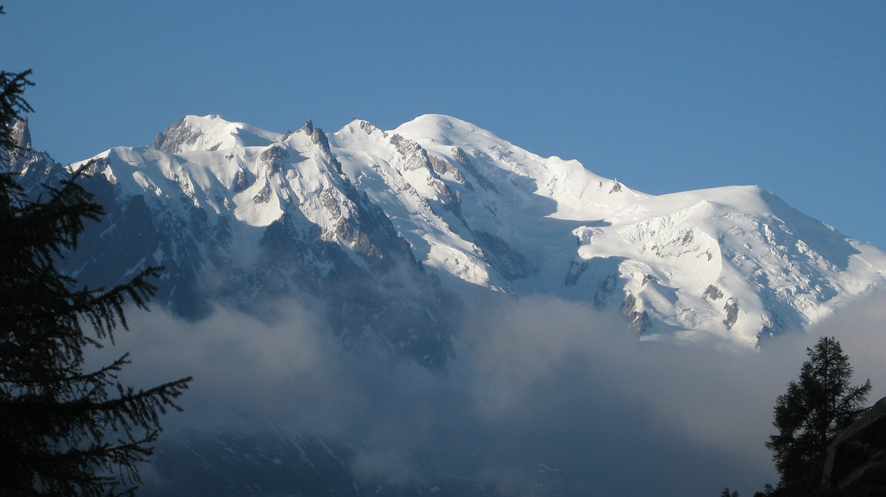 chamonix mountain mont blanc free photo
