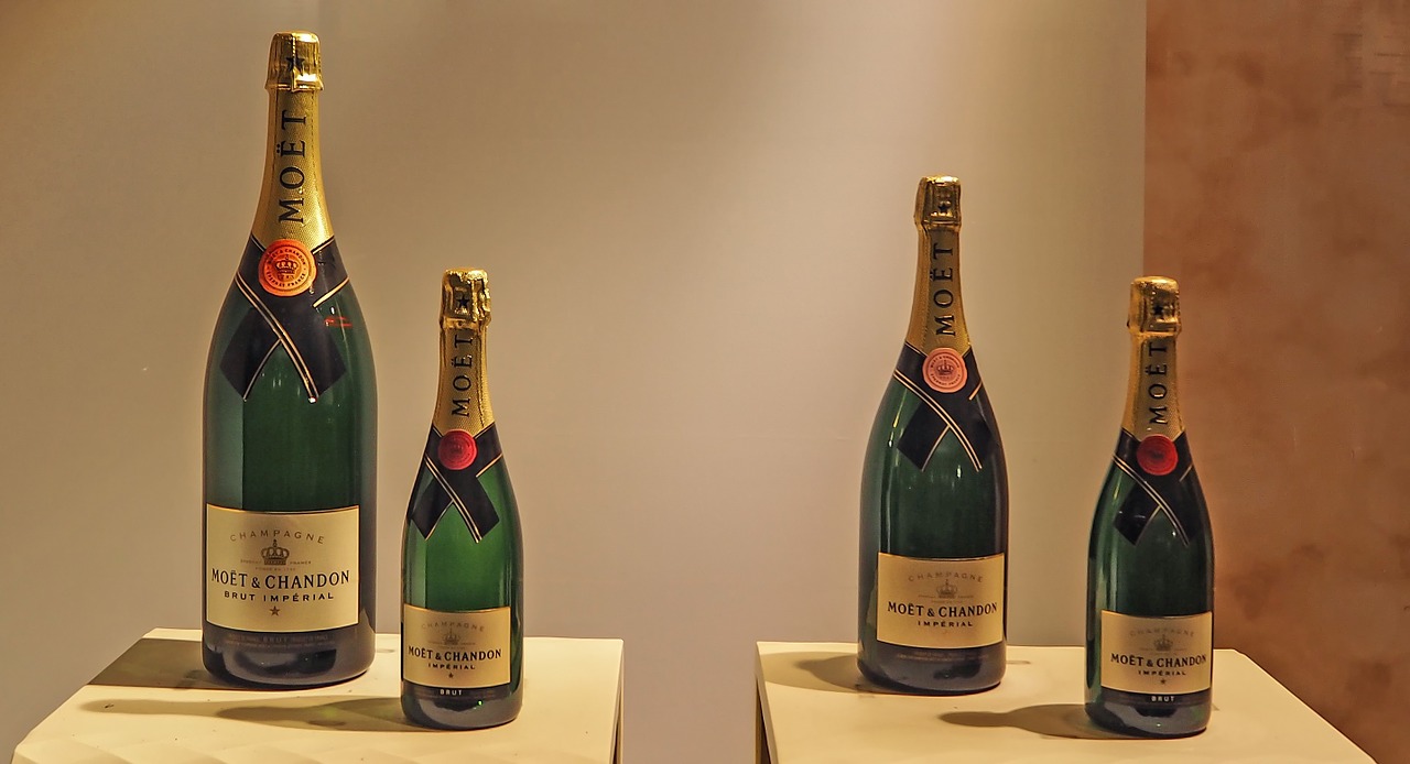 champagne bottles luxury free photo