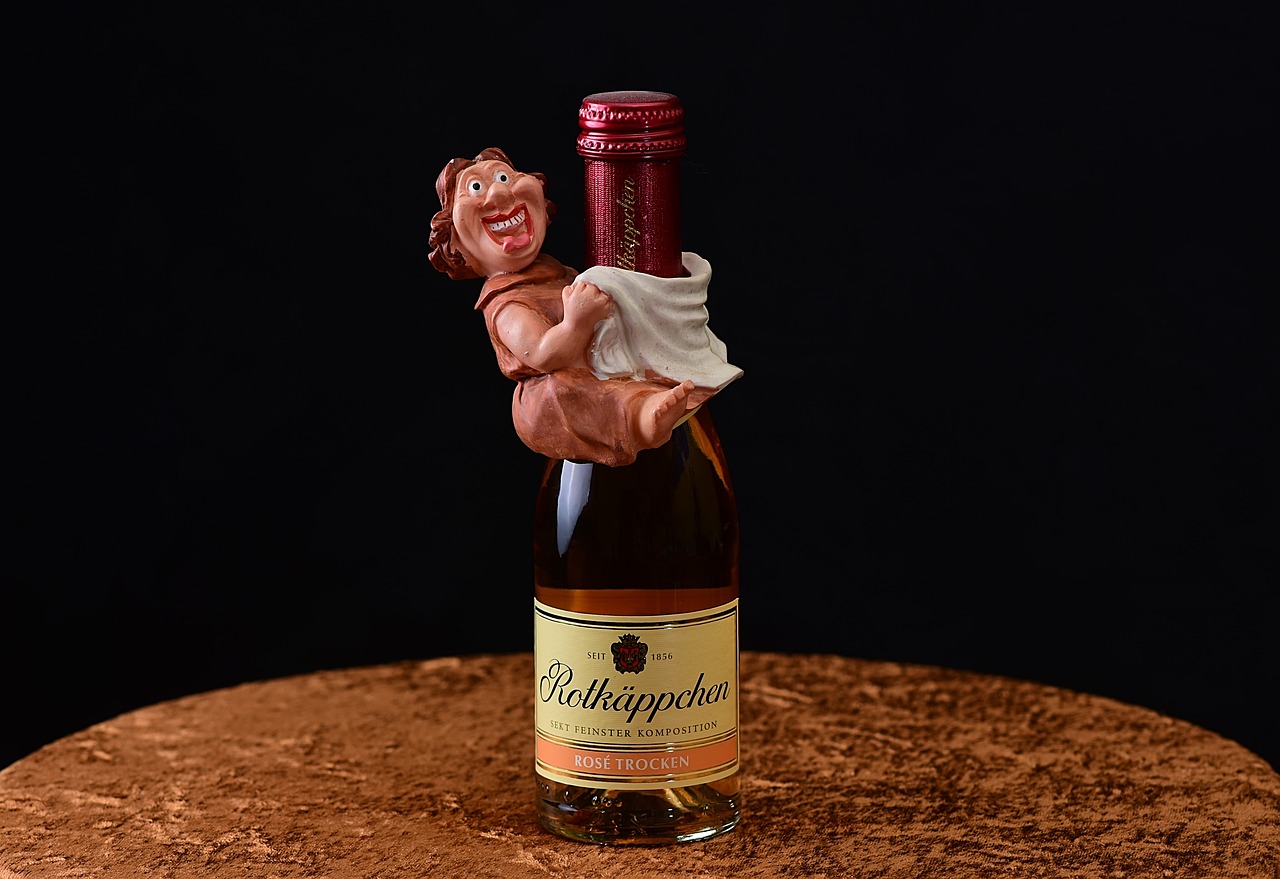 champagne  alcohol  figure free photo