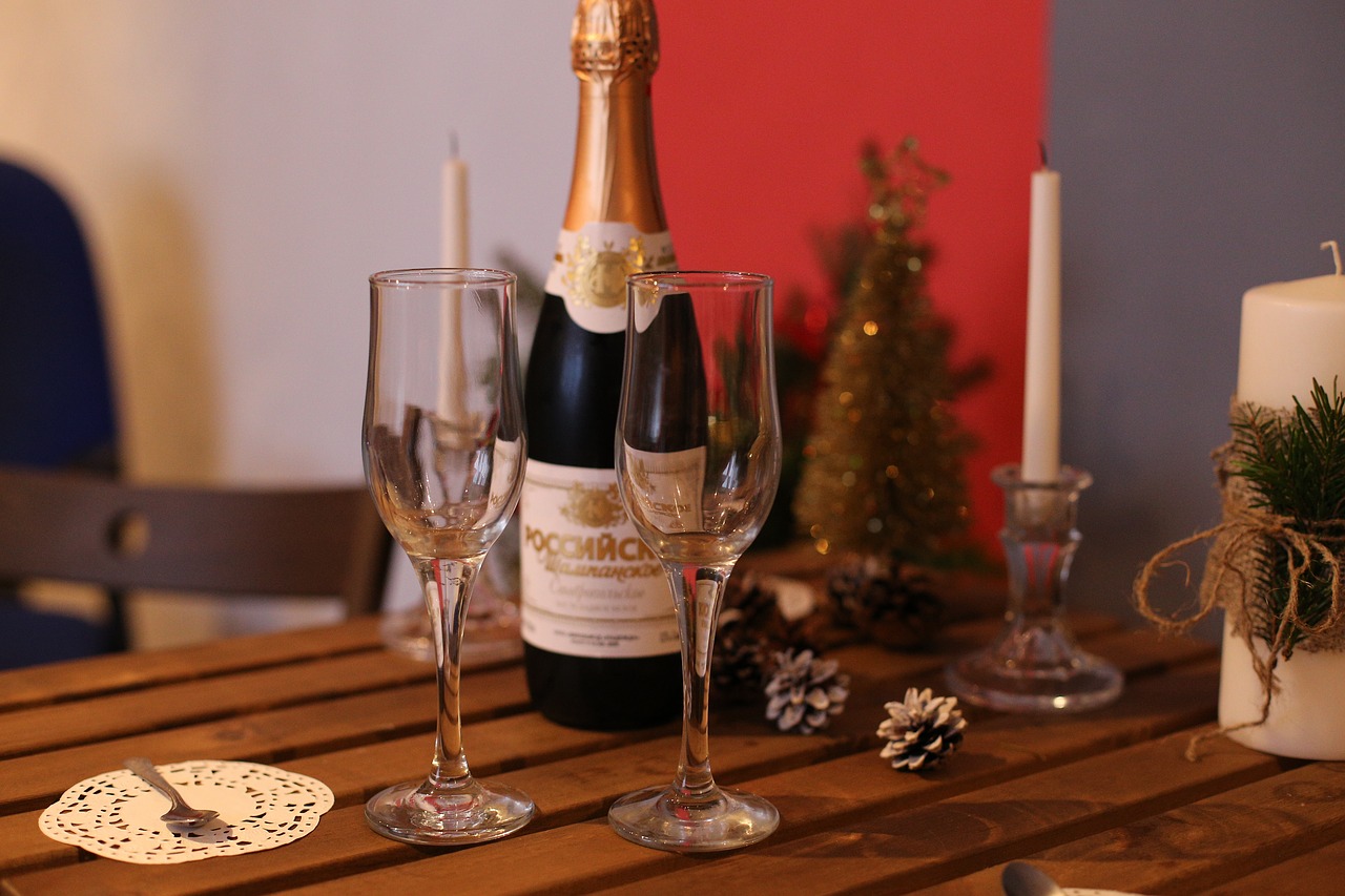 champagne  new year's eve  celebration free photo