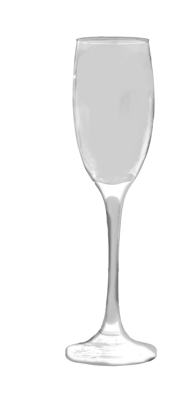 champagne glass transparent isolated free photo