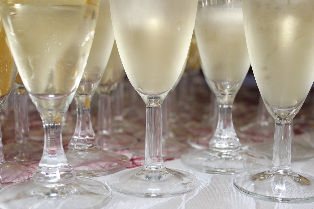 champagne glasses champagne glasses free photo