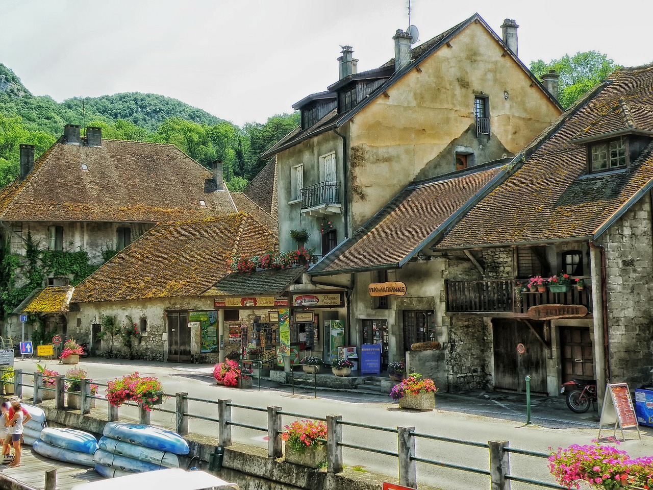 chanaz france village free photo