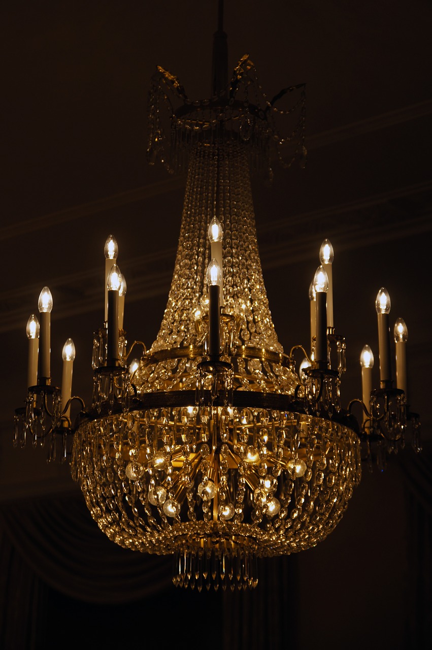 chandelier lamp lights free photo