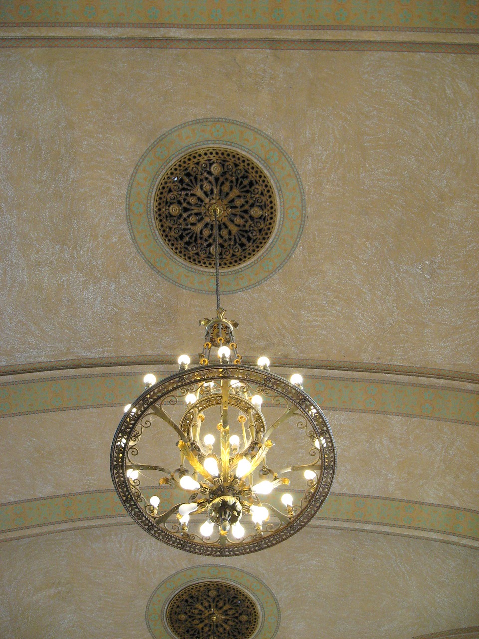 chandelier medallion decorative free photo