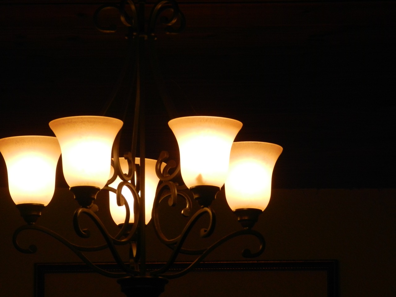 chandelier lights design free photo