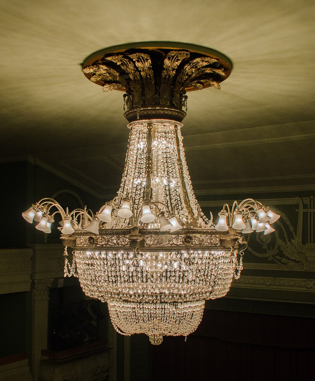 chandelier ceiling headlamps free photo