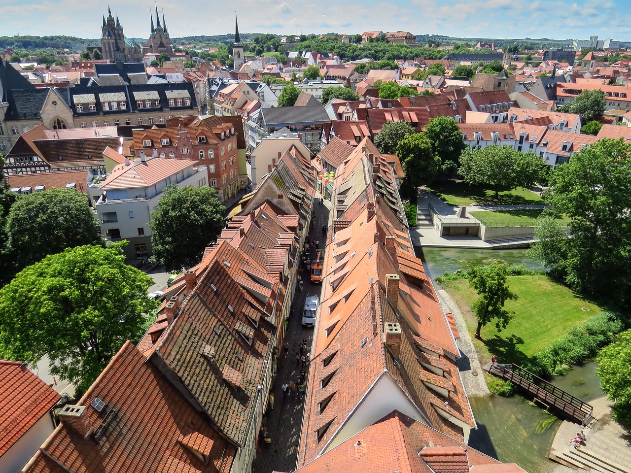 chandler bridge erfurt bridge free photo