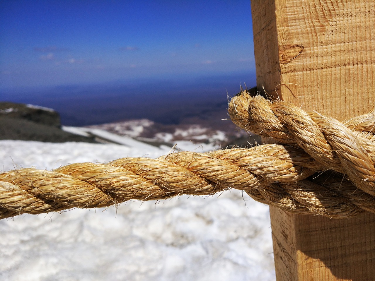 changbai mountain snow rope free photo