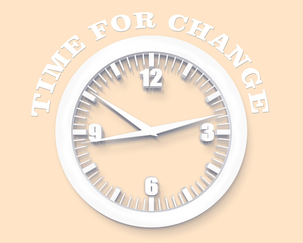 change clock time free photo