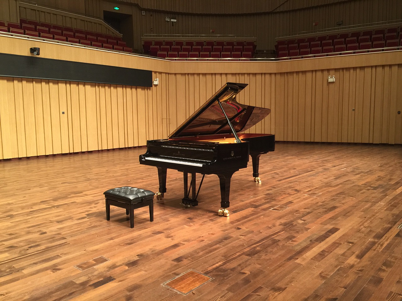 changsha concert hall stage steinway piano free photo