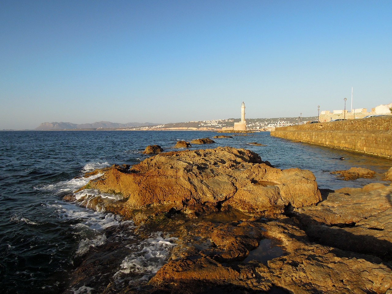 chania crete island greek free photo