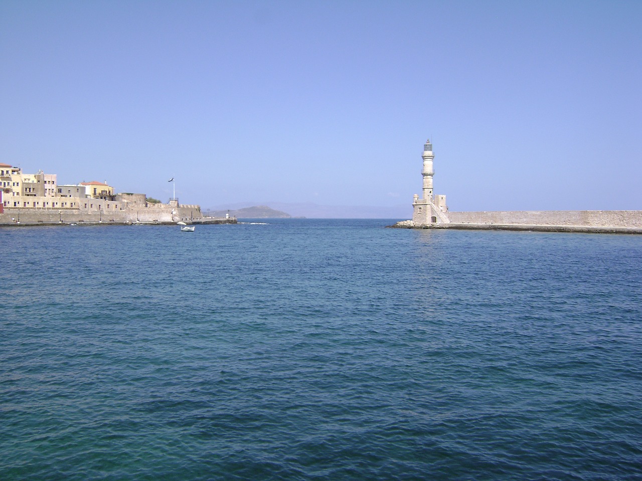 chania crete port free photo