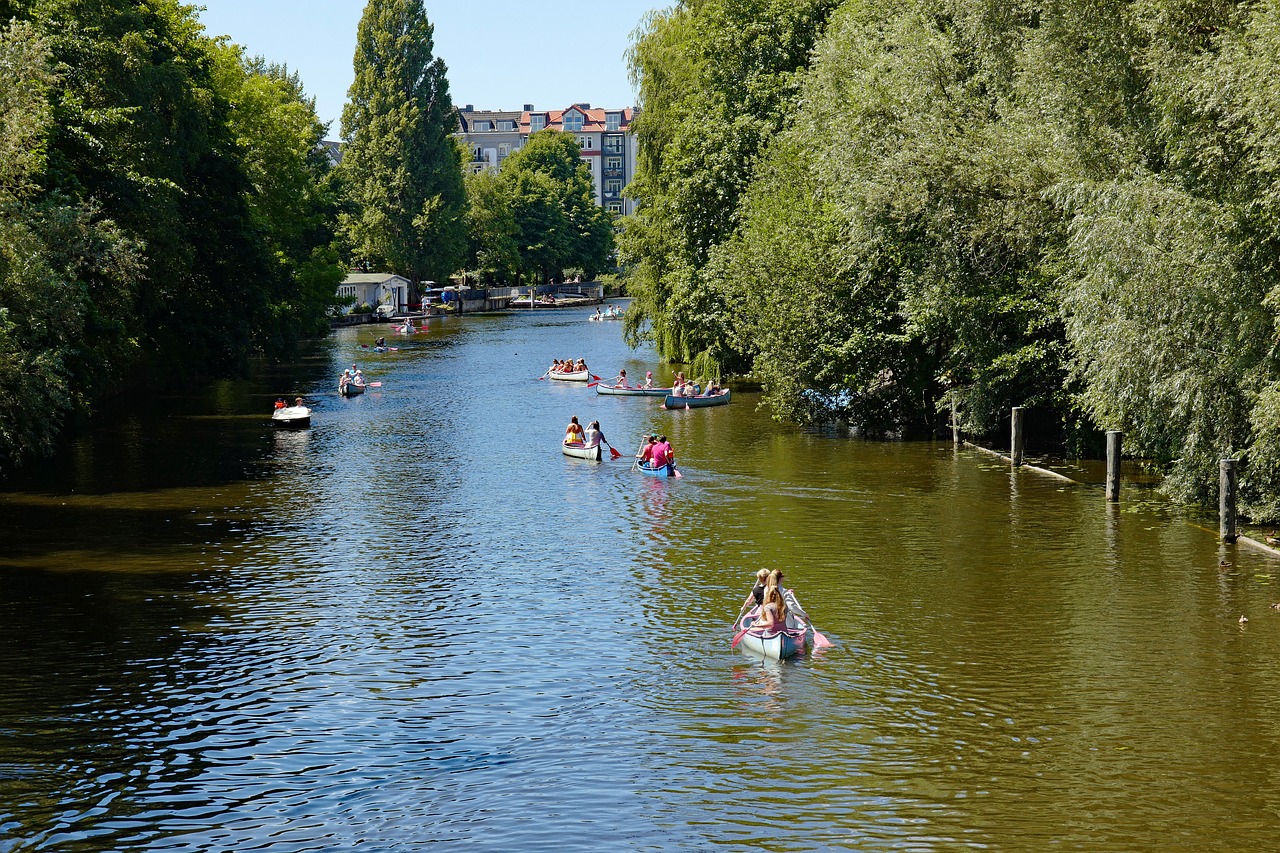 channel  water  hamburg free photo