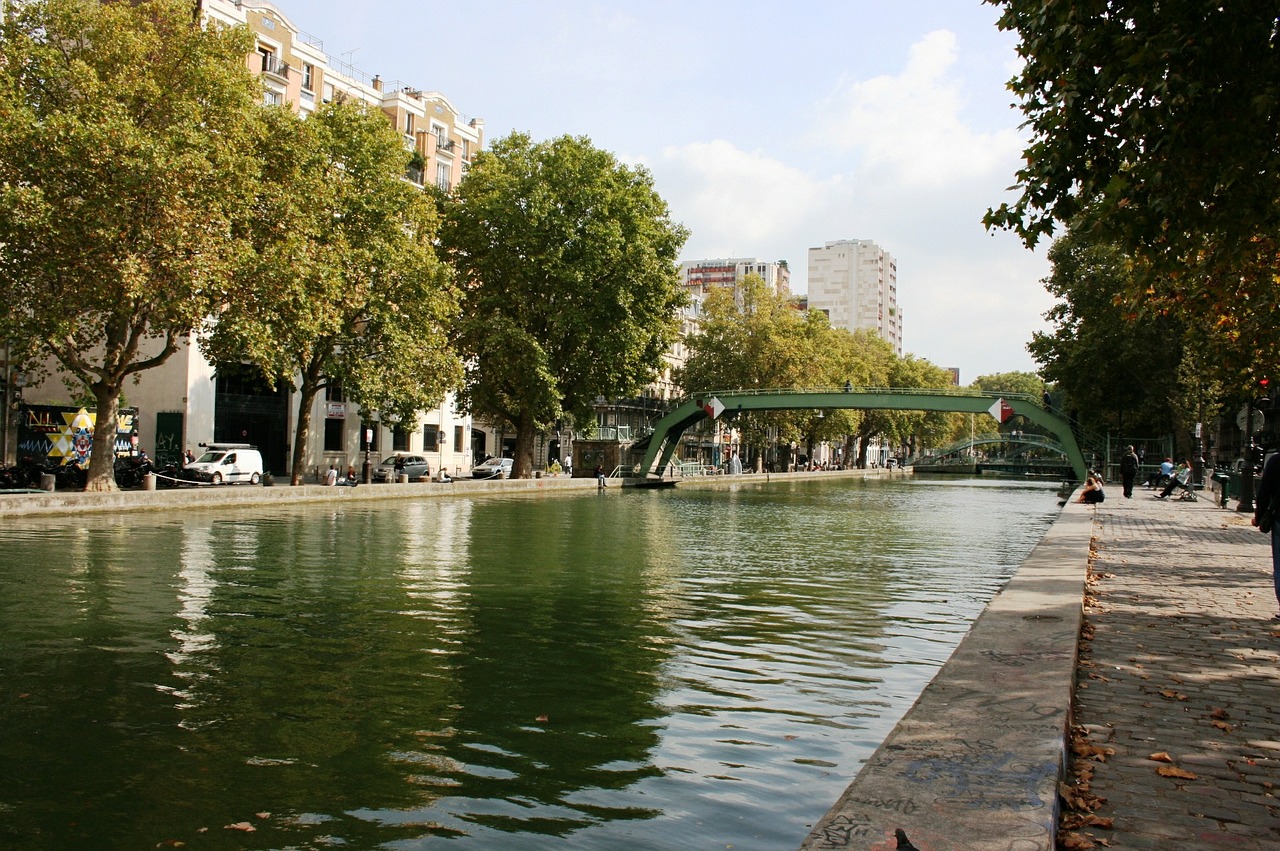 channel saint martin paris free photo