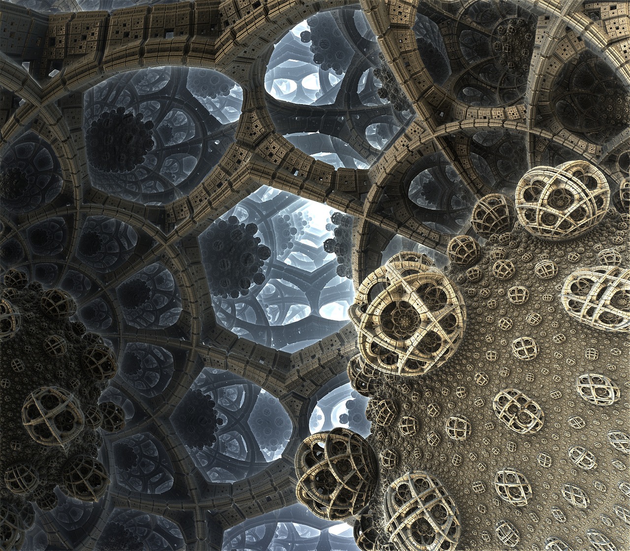 chaos bones fractal free photo