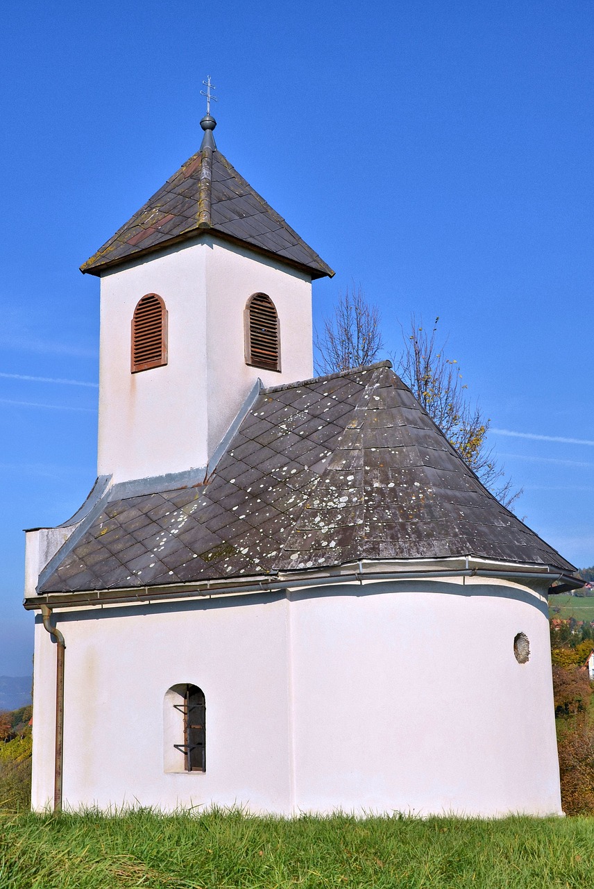 chapel sky autumn free photo