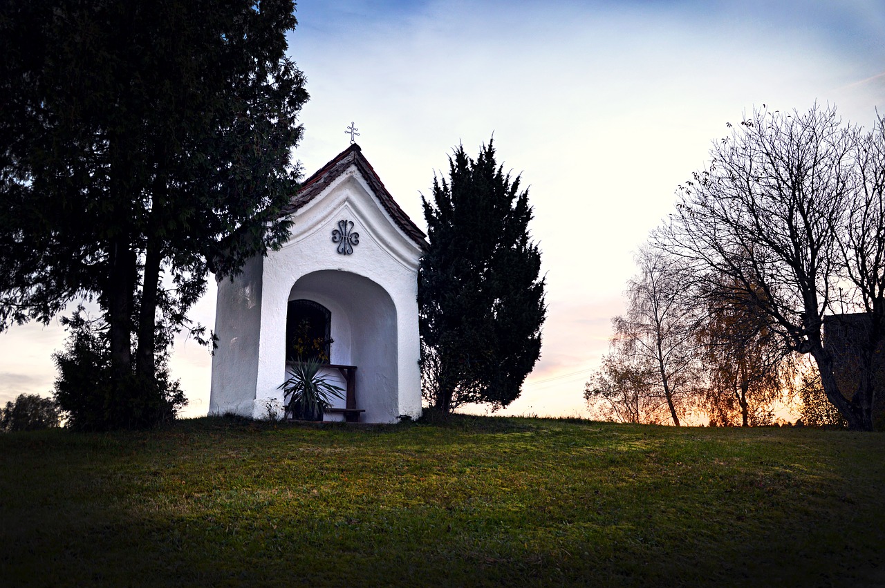 chapel sky church free photo