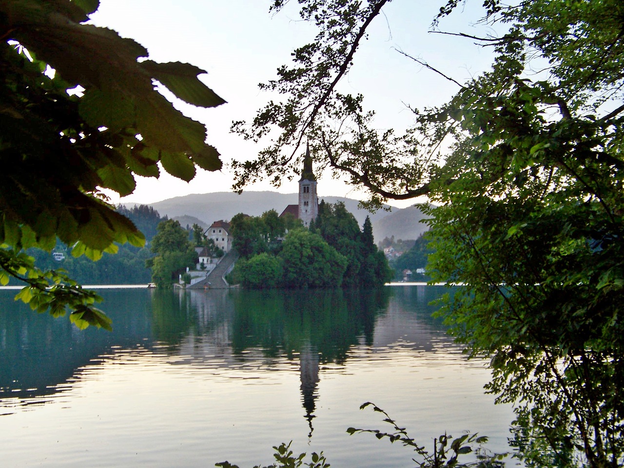 chapel island lake bled free photo