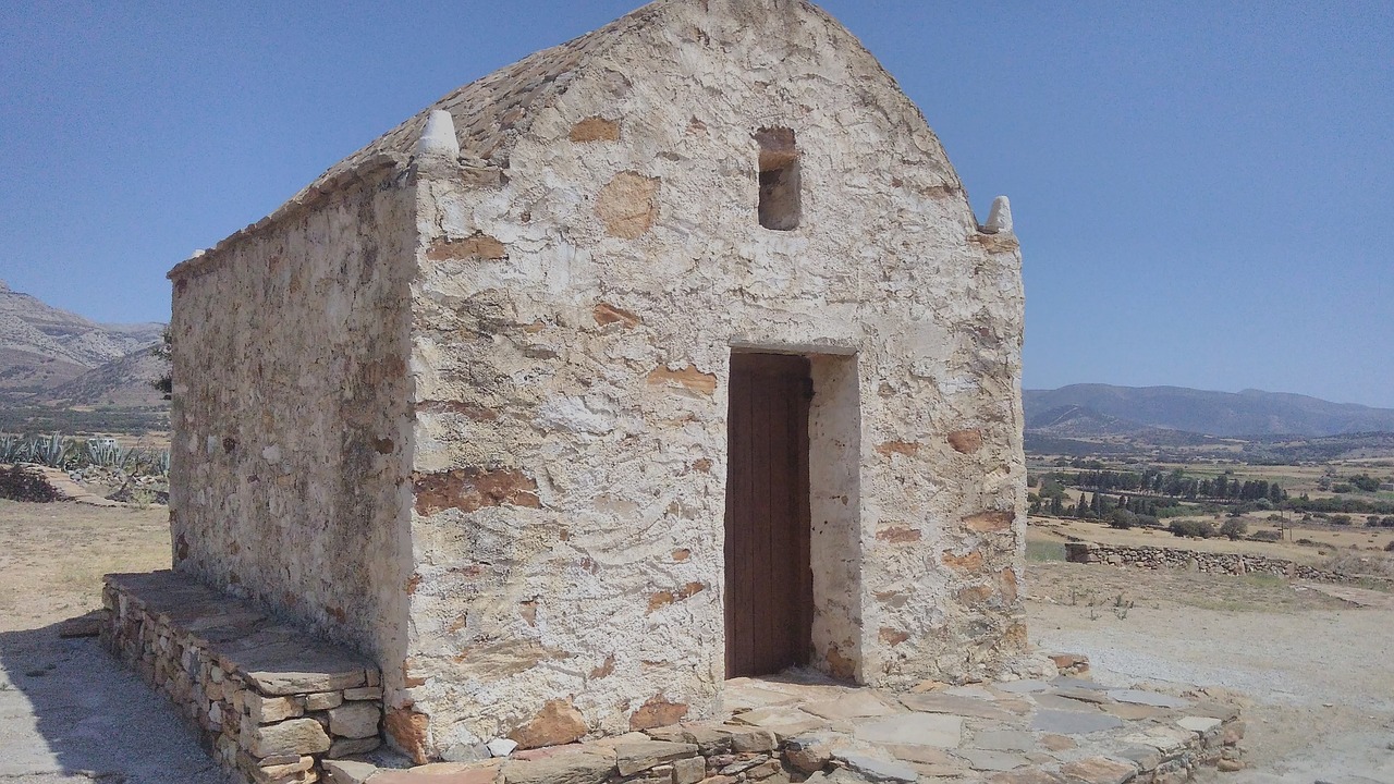 chapel mediterranean greece free photo