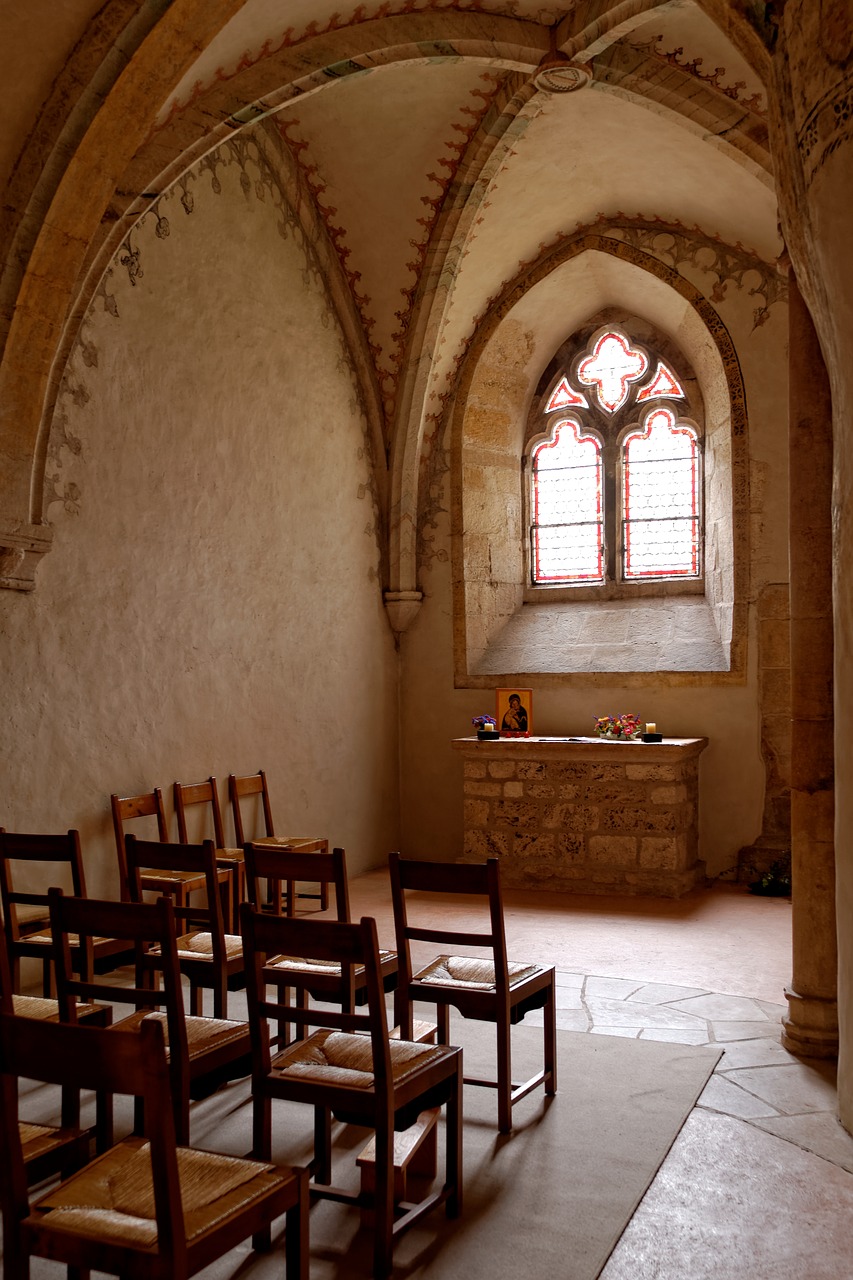 chapel abbey romaimoutier free photo