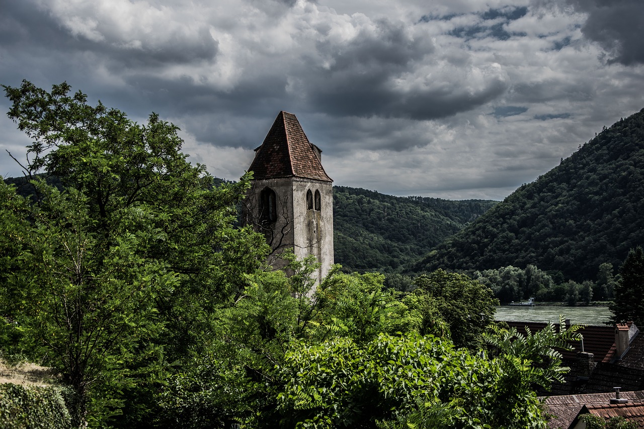 chapel gloomy middle ages free photo