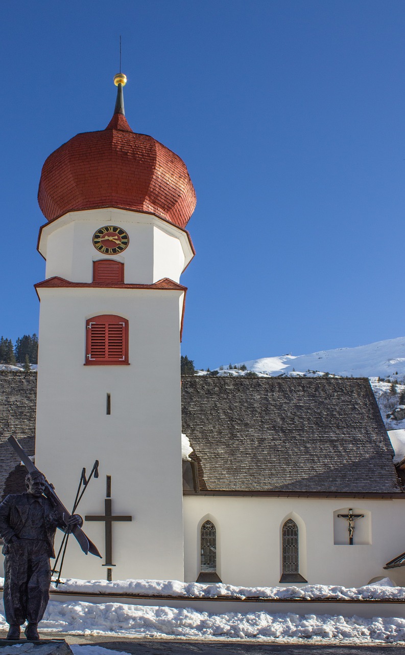 chapel stuben arlberg hannes schneider free photo