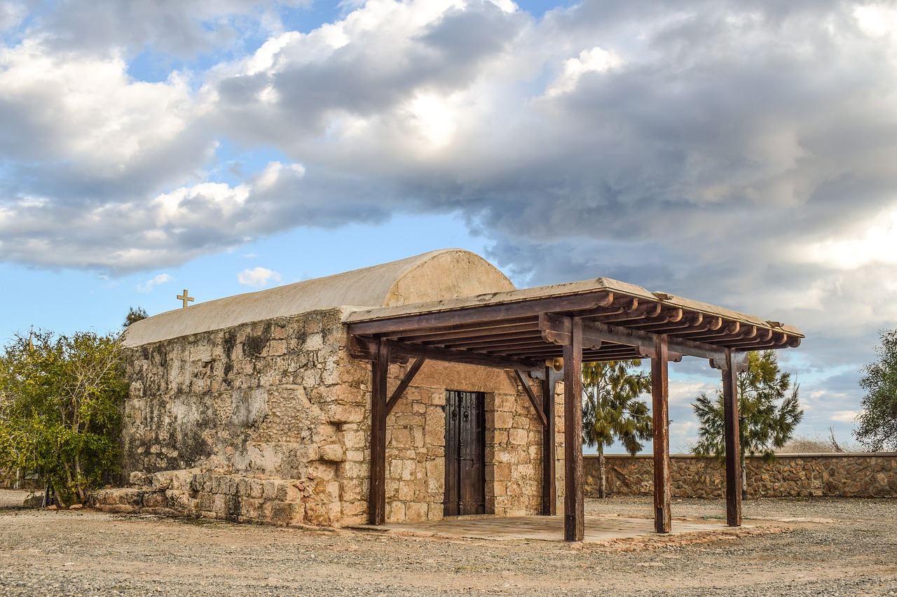 chapel old potamos liopetri free photo