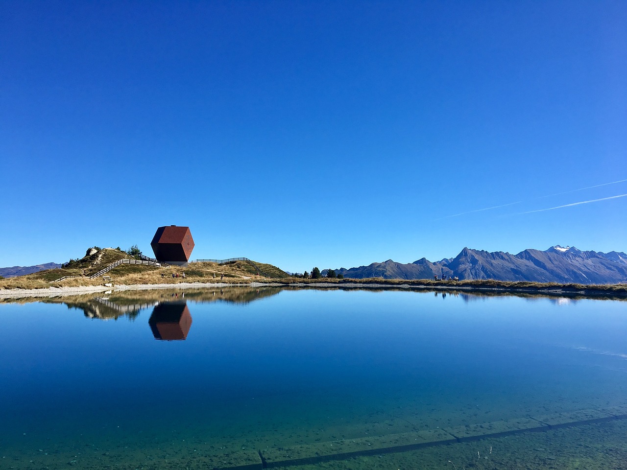 chapel  lake  zillertal free photo