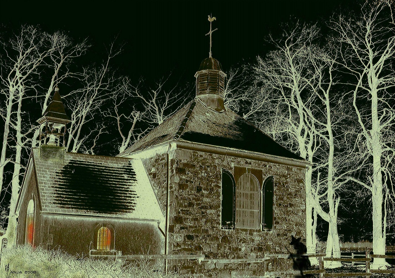 chapel church spooky free photo